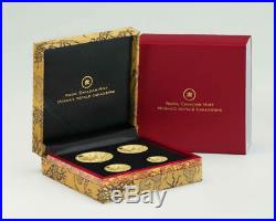 Canada 2012 The Year of the Dragon Pure Gold Fractional Set