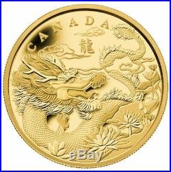 Canada 2012 The Year of the Dragon Pure Gold Fractional Set