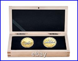 Canada 2017 1$ 30th Anniversary of the Loonie Pure Gold 2 Coin Set Canada Mint
