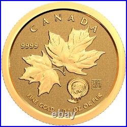 Canada 2021 125th Anniversary Klondike Gold Rush. 999 Pure Gold Fractional Set