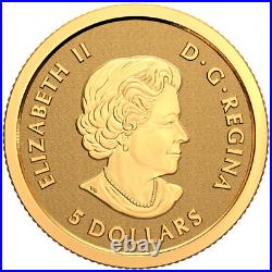 Canada 2021 125th Anniversary Klondike Gold Rush. 999 Pure Gold Fractional Set