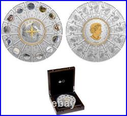 Canada 2022 Puzzle Coin Set Canadian Passages' 14-Coin Gold-Plated Proof Set