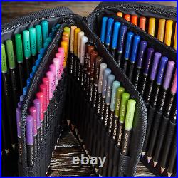 Castle Art Supplies 120 Coloured Pencils Zip-Up Set perfect for all artists. And