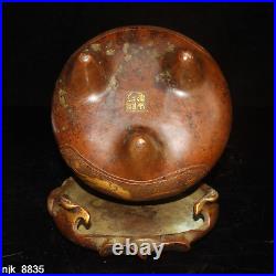 China antique manual Pure copper Gilded gold Bridge ear set furnace