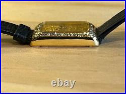 Corum 5gr Pure Gold Ingot with Diamonds Lady Size Quartz