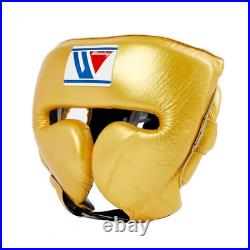 Custom Made Winning Sparring Set of GLOVES HEADGEAR & GRION GUARD PURE LEATHER