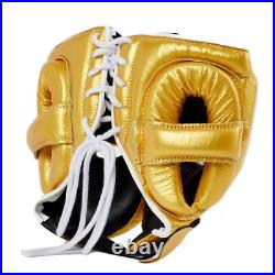 Custom Made Winning Sparring Set of GLOVES HEADGEAR & GRION GUARD PURE LEATHER