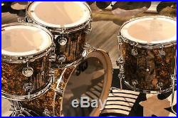 DW Collector's Series Pure Maple 4-piece Gold Abalone Drum Set New