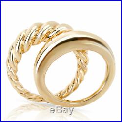 David Yurman Pure Form Stack Fashion Ring Set in 18K Yellow Gold