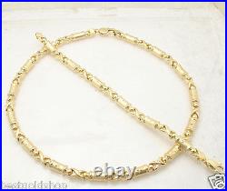 Diamond Cut Hugs Kisses Bracelet Necklace Set 14K Yellow Gold Plated Silver 925