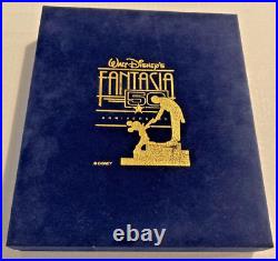 Disney Fantasia Golden Anniversary 7 Coin Set Silver 22Kt Gold COA