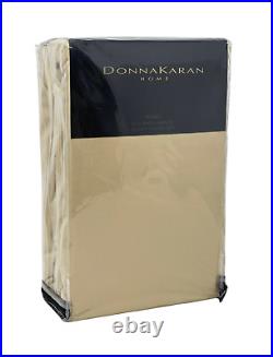 Donna Karan KING 3PC Silk Indulgence Designer Duvet Cover Set Gold Dust $570 NEW