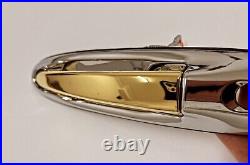 Exterior Door Handle Set of 4 98-2002 Lincoln Town Car 24k Gold Chrome Plastic