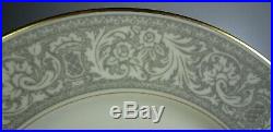 Franciscan Renaissance Grey (20 Piece Set) 4 Place Settings Gold Trim, Perfect