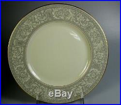 Franciscan Renaissance Grey (20 Piece Set) 4 Place Settings Gold Trim, Perfect