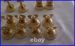 Franklin Mint King Tut Chess Set Glass Pyramid Tutankhamun 24 carat Gold Plated