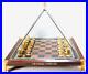 Franklin Mint King Tut Tutankhamun Chess Set Glass Pyramid 24 Carat Gold Plated