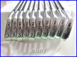 GOLD 4-STAR Perfect 10PC HONMA LB-708 KB Model IRONS SET GOLF CLUB R-FLEX