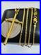 Genuine Pure 22K 22C 916 Fine Real Gold 20 long Cross Set Necklace 8.3g 2.2mm