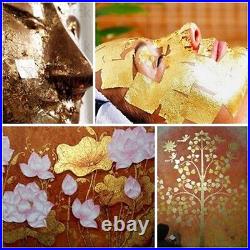 Gold 300 Sheets 24K Genuine 100% Pure Gold Leaf Gilding 1.18 Best Promotion