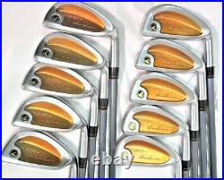 Gold Back Face 2star Honma LB-280 Perfect 10PC R-FLEX IRONS SET Golf nwo