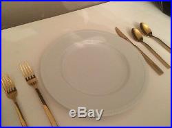 Gold Cutlery 30 piece set perfect for weddings