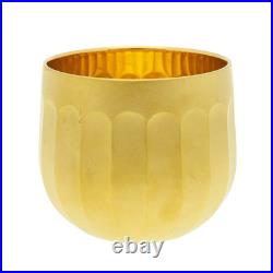 Gold Sake Ware Set Tokuri Ochoko Cup Pure Gold 60th Birthday Gift Used