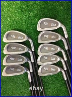 Golf Trends Pure Gold Iron Set 2-PW With Regular Graphite Shafts