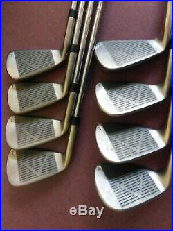 Golfsmith MWD 1000 Iron Set PW-9 Forged Pure Titanium Dynamic Gold R300 shafts