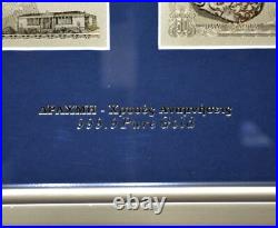 Greece 2002 The last Drachmas Banknotes in 999 pure gold foil Complete Set
