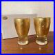 Guinomi Sake Cup Pure Gold Leafsake Glass Set, Cup, Set Of 2, Traditional Crafts