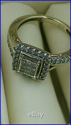 H Samuel 9ct Yellow Gold 0.66 Carat Diamond Ring Perfect Fit Bridal Set K 4.8g