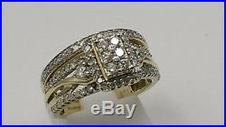 H Samuel 9ct Yellow Gold 0.66 Ct Diamond Ring Perfect Fit Bridal Set L. 5 5.4g