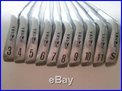HONMA LB-606 H&F Gold Line 3SW perfect 10pc 4star R-flex Iron Set Golf club 137