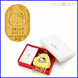 Hello Kitty 1G Pure Gold Oval Mini Kumaguchi Set