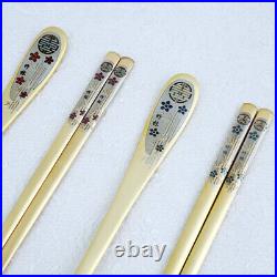 Imperial Golden Bamboo Flower All-gold Spoon Set For 2 (24k Pure Gold Plated)