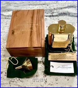 Jacob Bromwell 24k Gold Flask Set Vermonter New NIB Perfect Christmas Gift