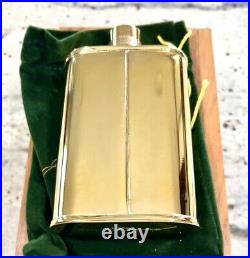 Jacob Bromwell 24k Gold Flask Set Vermonter New NIB Perfect Christmas Gift