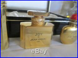 Jean Patou Joy Pure Perfume gift set GOLD PROTOTYPE Bottles Rare! 1 oz. Parfum