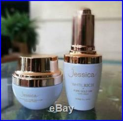 Jessica Serum & Night Cream White Rich Pure Gold 24K Super Natural Extracts 25g