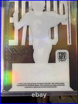 Joe Montana Leaf Pro Set Pure Gold 1/1 Auto 49ers Legend Hof