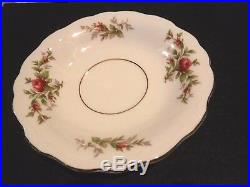 Johann Haviland-bavaria Germany-moss Rose-gold Trim China Set- Perfect Condition