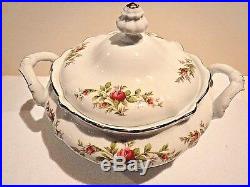 Johann Haviland-bavaria Germany-moss Rose-gold Trim China Set- Perfect Condition