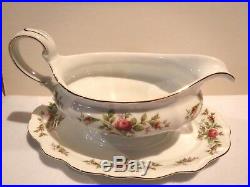 Johann Haviland-bavaria Germany-moss Rose-gold Trim China Set- Perfect Condition