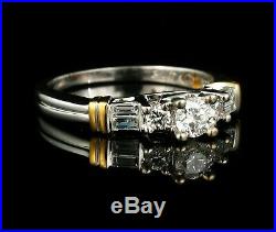 Kenneth David Pure Love Natural Diamond 14k & 24k Gold Engagement Ring Band Set