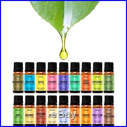 Kit 18 Pack 100% pure most popular Essential Oils Set Therapeutic Grade 10 ml