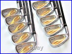 LEFT-HANDED PERFECT 10pc 2STAR S-FLEX HONMA TM-503 IRONS SET GOLF INV 26fr C22