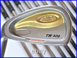 LEFT-HANDED PERFECT 10pc 2STAR S-FLEX HONMA TM-503 IRONS SET GOLF INV 26fr C22