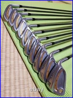 LUXARY! Honma Golf Iron Set LB-280 4S Pure Gold Mogura 24k+18k Ring 10-piece set