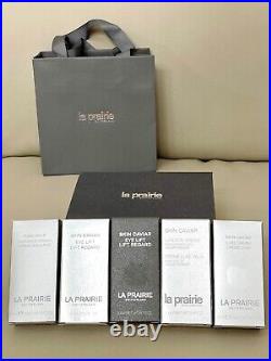 La Prairie 5 PC Sample Set Skin Caviar Luxe Cream/Eye Lift Cream/Pure Gold Cream